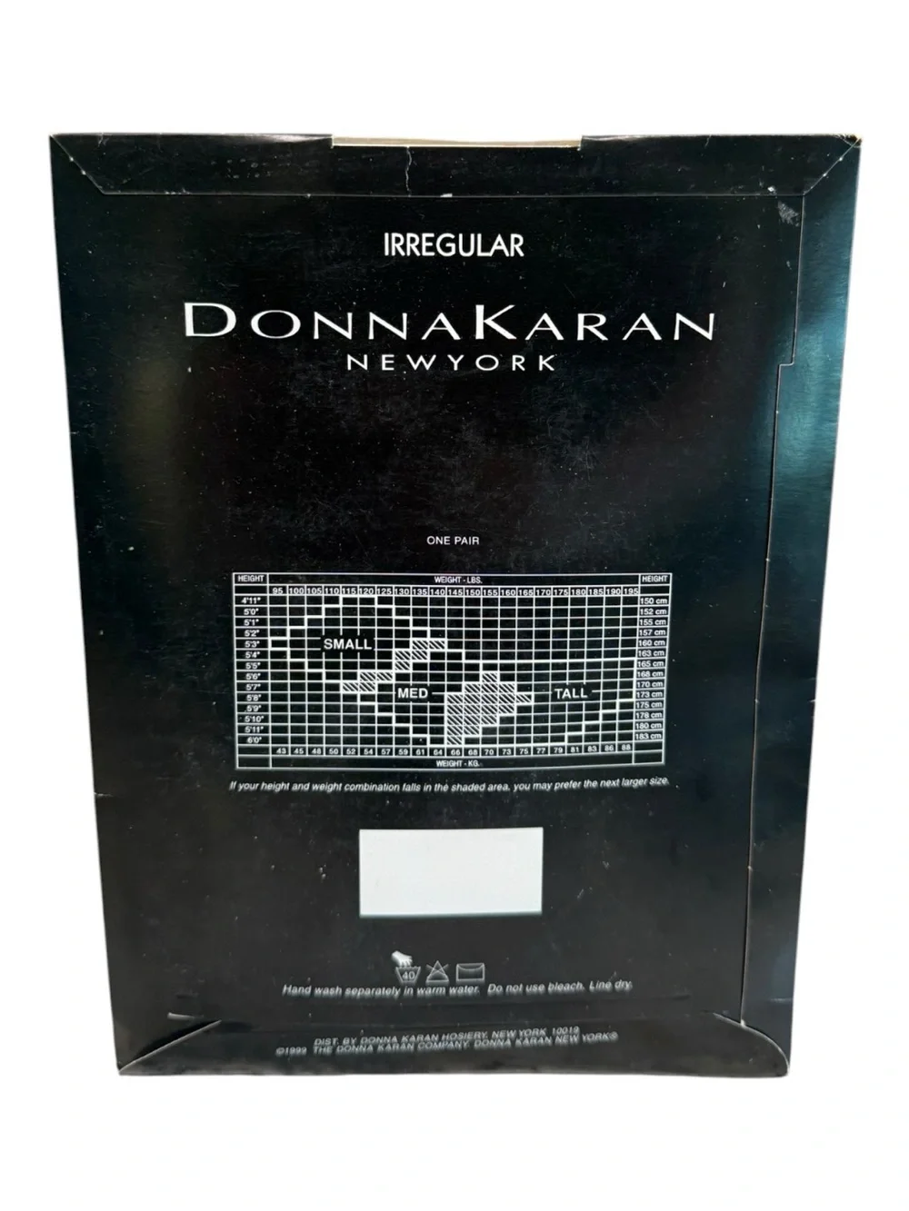 1999 Donna Karan New Irregular Silky Sheer Body Shaper Pantyhose Porcelain S